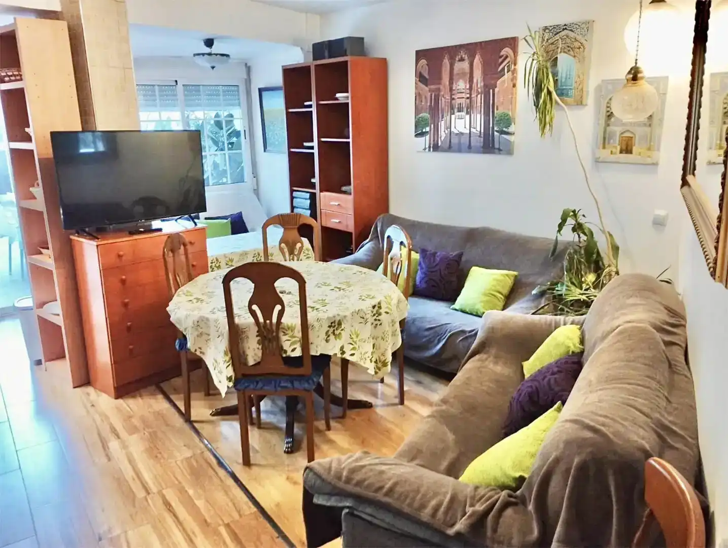 Sala de estar de Piso en venta en Maracena con Aire acondicionado, Piscina y Balcón