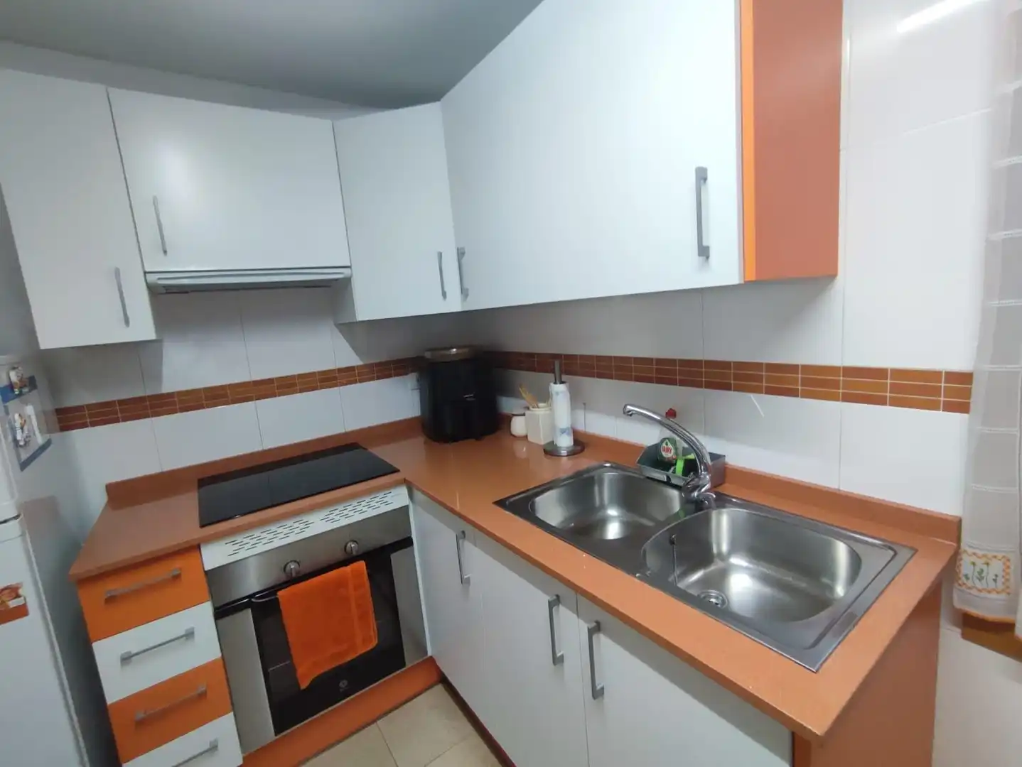 Küche von Wohnung zum Verkauf in Castellón de la Plana / Castelló de la Plana mit Heizung, Möbliert und Balkon