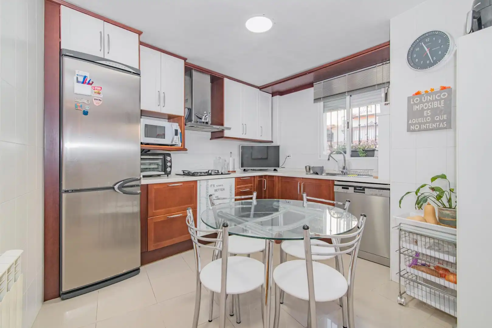 Cocina de Casa adosada en venta en Cájar con Aire acondicionado, Calefacción y Terraza