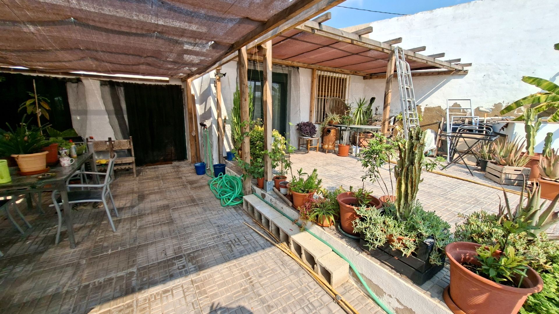 Terrace of Single-family semi-detached for sale in Alicante / Alacant  with Private garden and Storage room