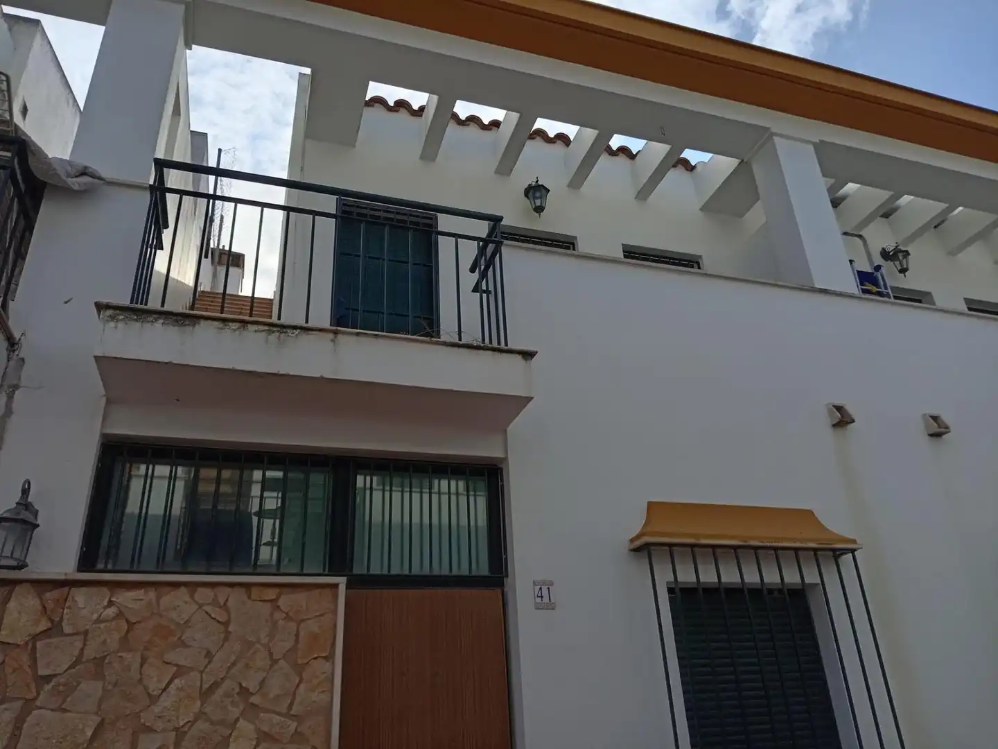 Vista exterior de Casa adosada en venta en Isla Cristina con Jardín privado