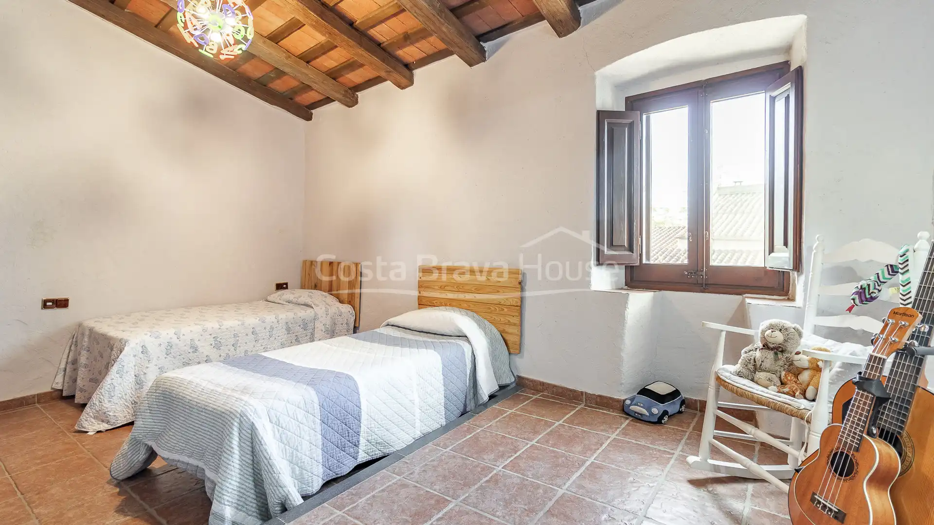 Bedroom of Country homes for sale in Begur  with Air Conditioner, Heating and Private garden