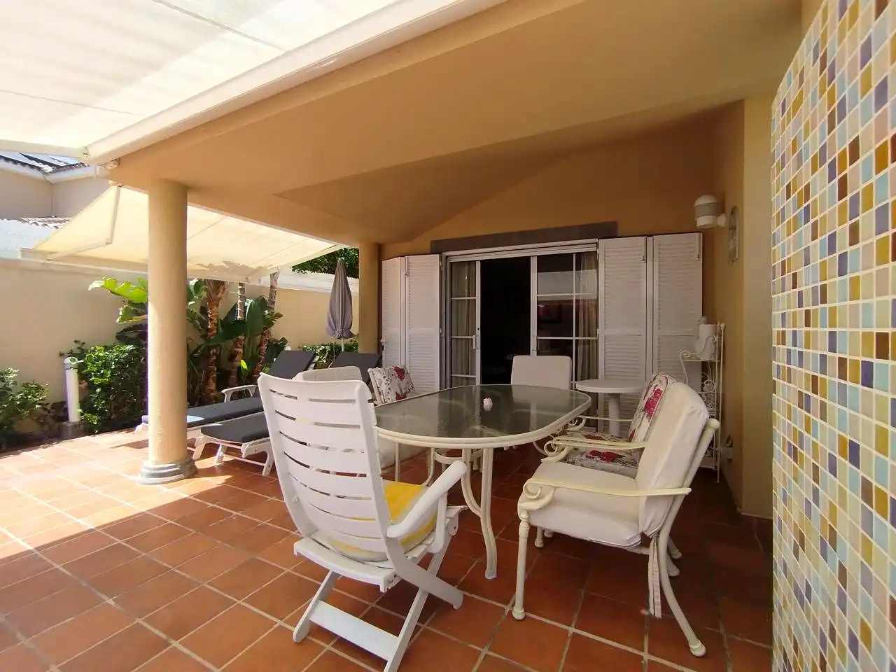 Terrace of Houses for rent in San Bartolomé de Tirajana  with Air Conditioner, Private garden and Terrace