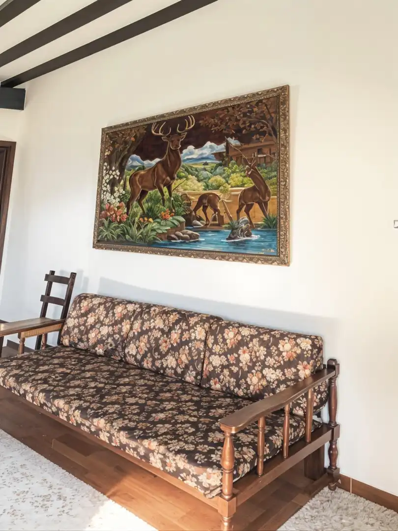 Living room of Country homes for sale in Quintanavides  with Private garden