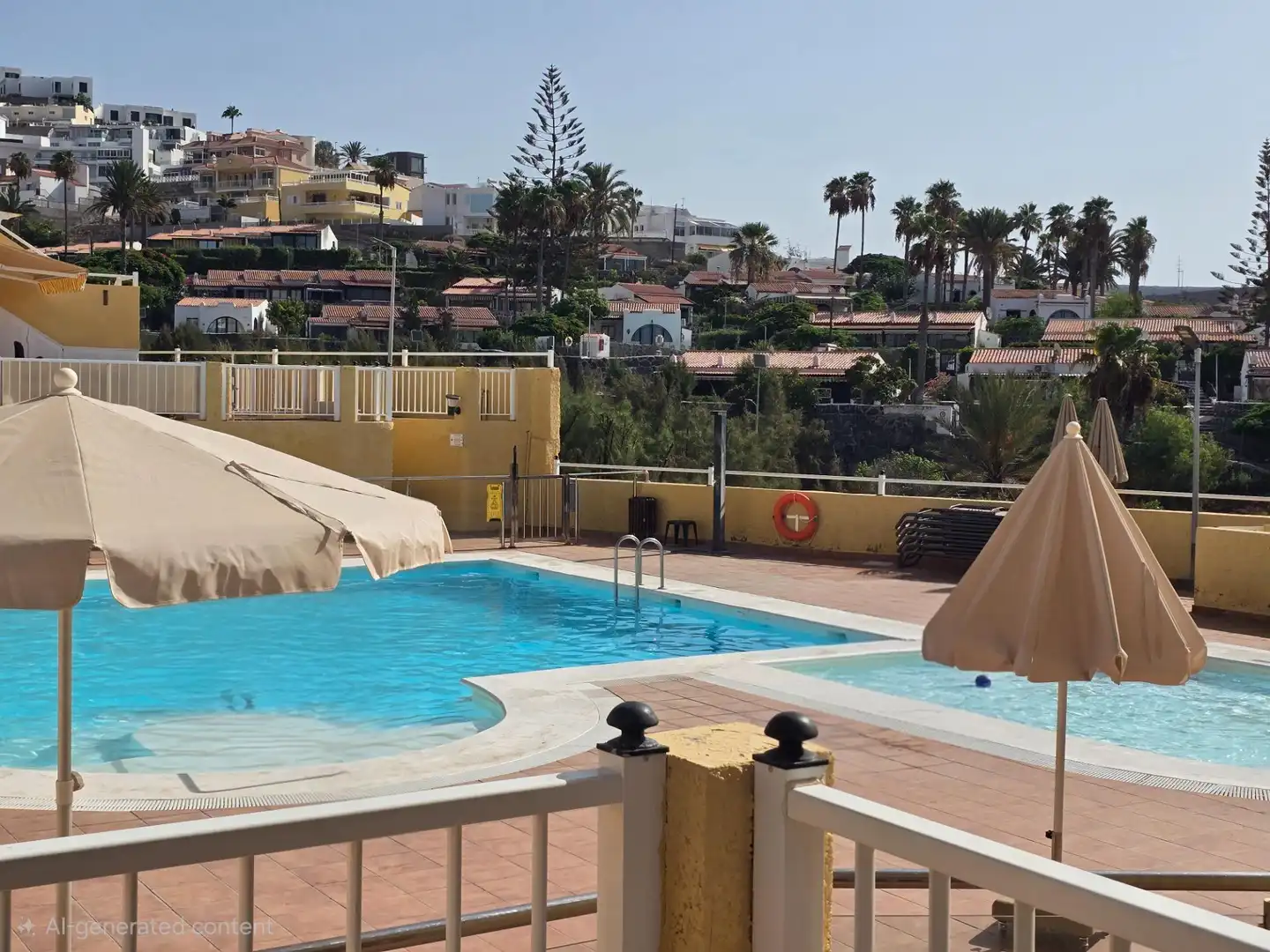 Piscina de Apartamento de alquiler en Mogán con Amueblado, Balcón y Piscina comunitaria