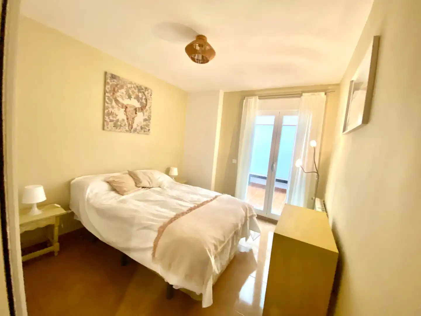 Schlafzimmer von Wohnung zur Miete in Ronda mit Möbliert