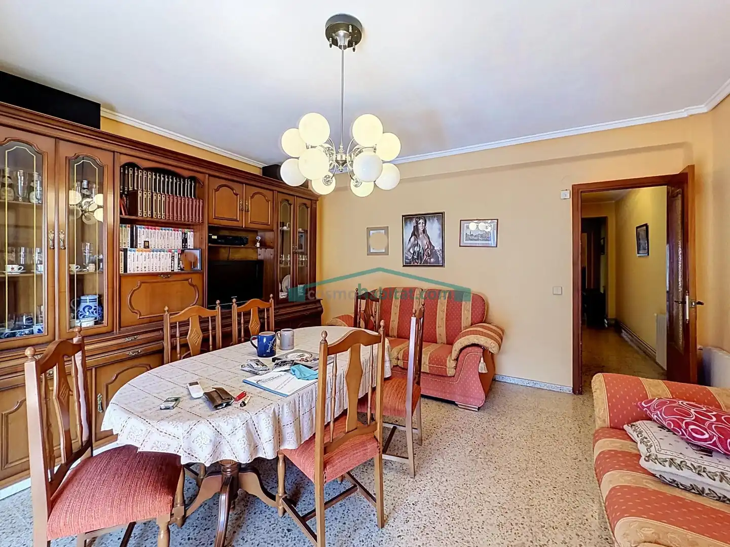 Esszimmer von Wohnung zum Verkauf in Burjassot mit Klimaanlage, Heizung und Balkon