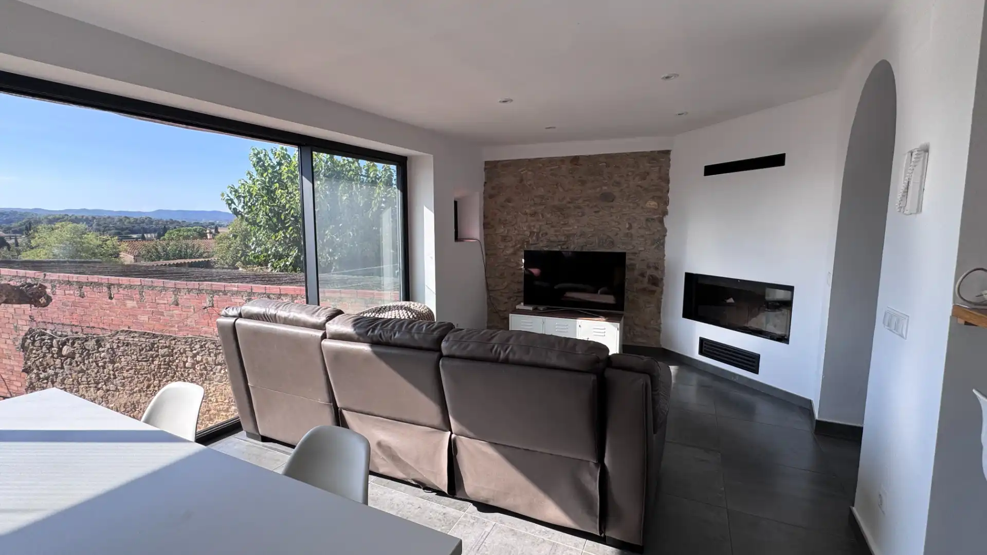 Living room of Country homes for sale in Corçà  with Air Conditioner, Heating and Private garden