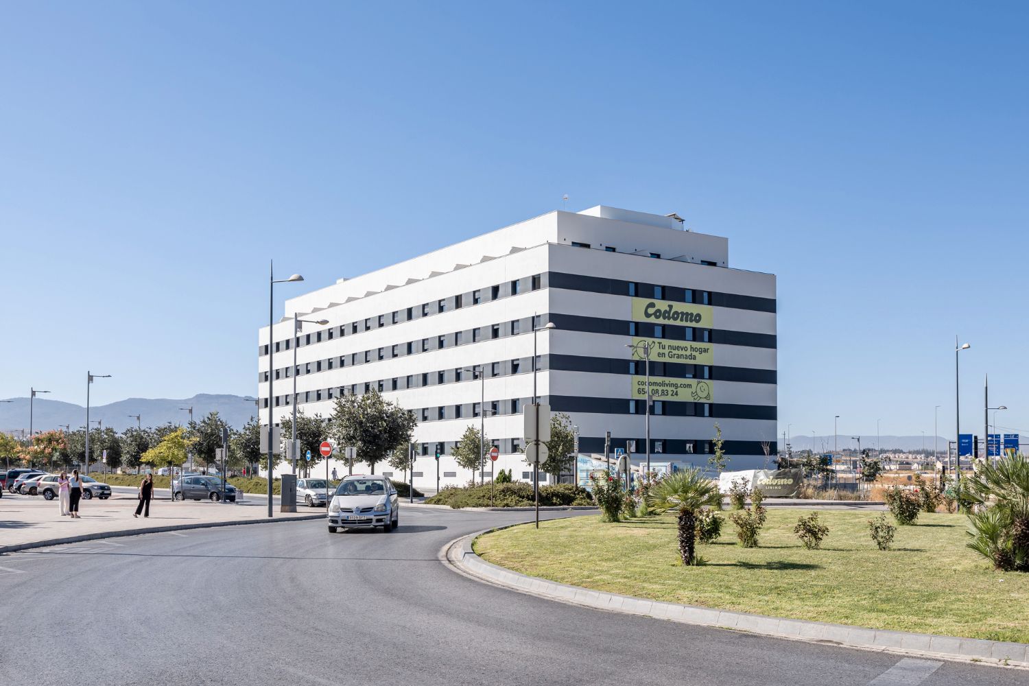 Vista exterior de Estudio de alquiler en Armilla con Aire acondicionado, Amueblado y Microondas