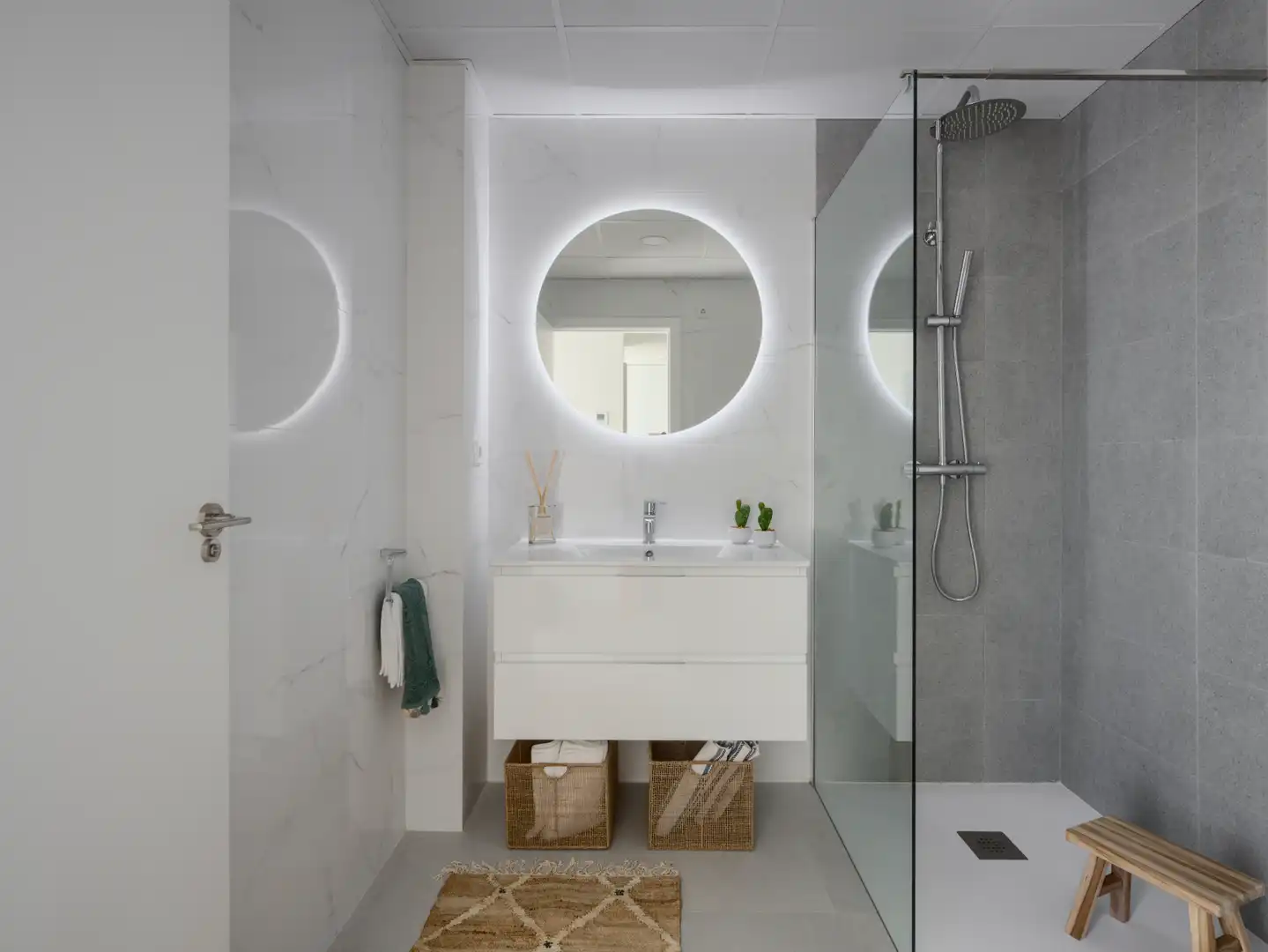 Baño de Casa adosada en venta en Murcia con Aire acondicionado, Jardín privado y Terraza