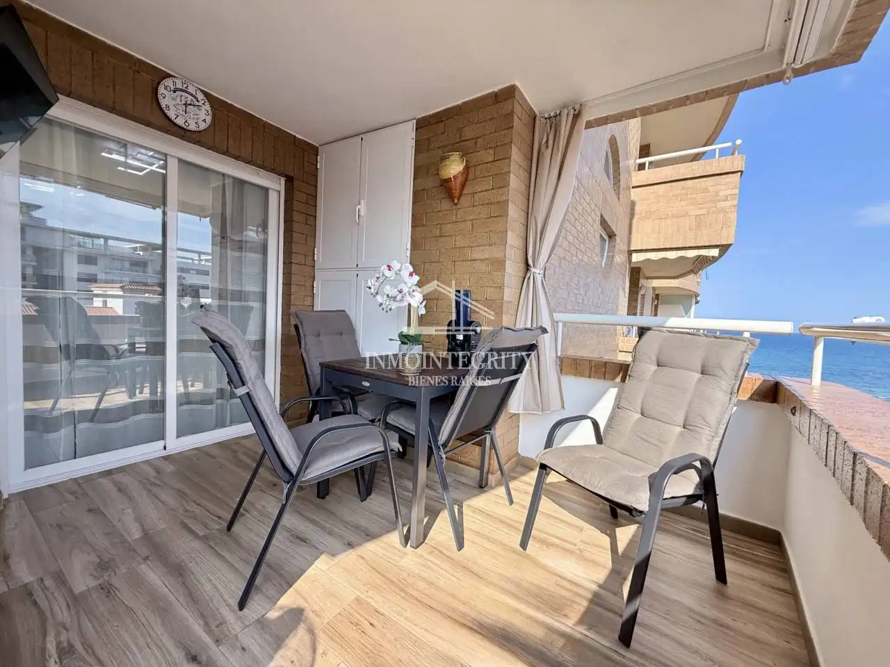 Balcony of Apartments for sale in Oropesa del Mar / Orpesa  with Air Conditioner, Terrace and Furnished
