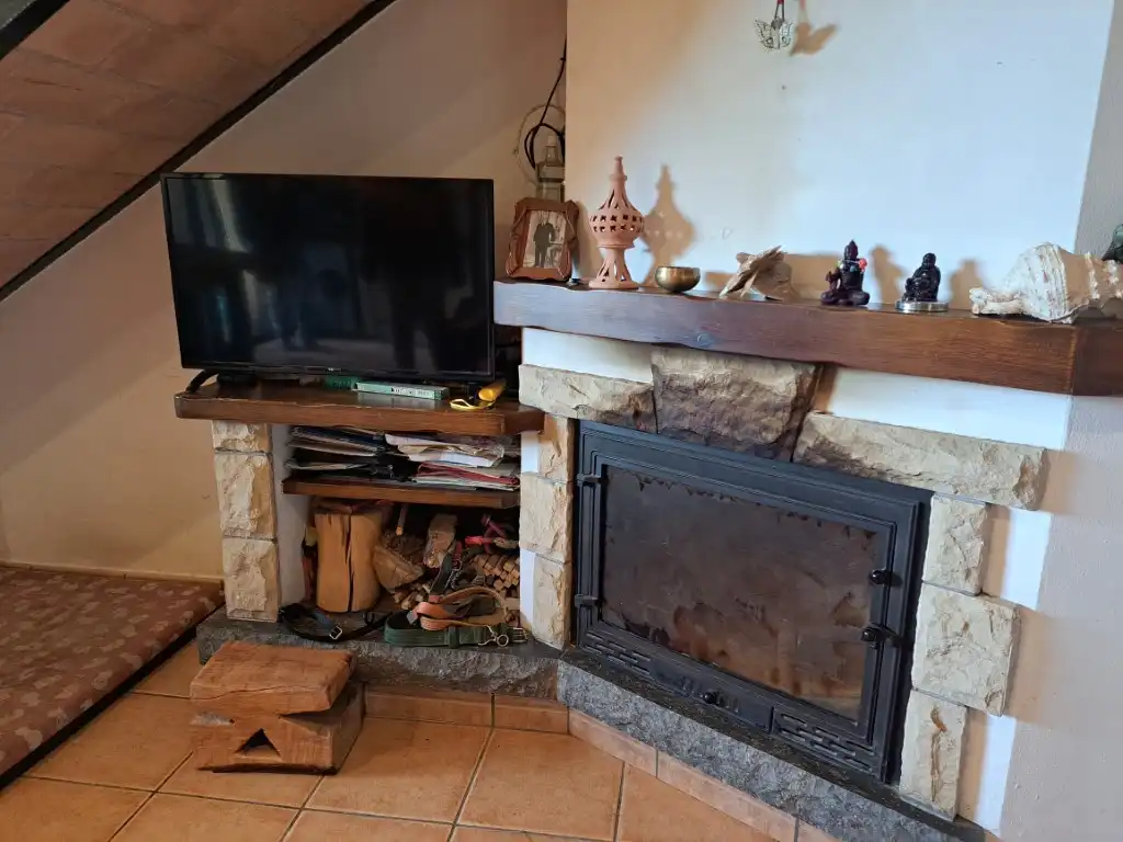 Wohnzimmer von Maisonette zum Verkauf in Berga mit Heizung, Parkett und Abstellraum