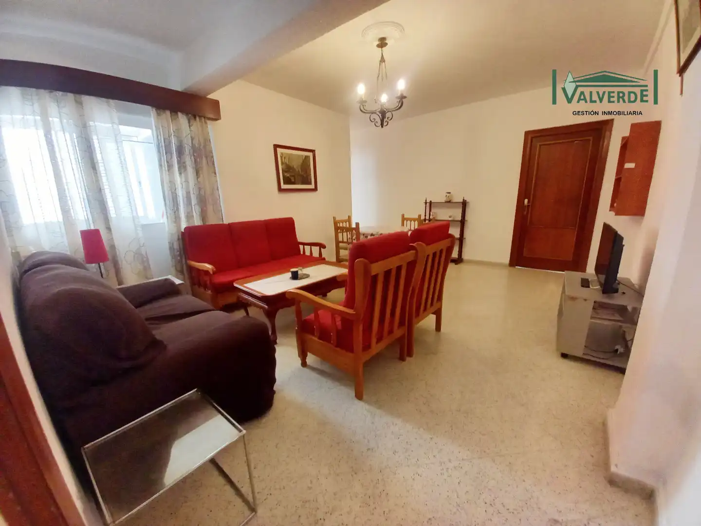 Sala de estar de Piso de alquiler en  Granada Capital con Calefacción, Amueblado y Lavadora