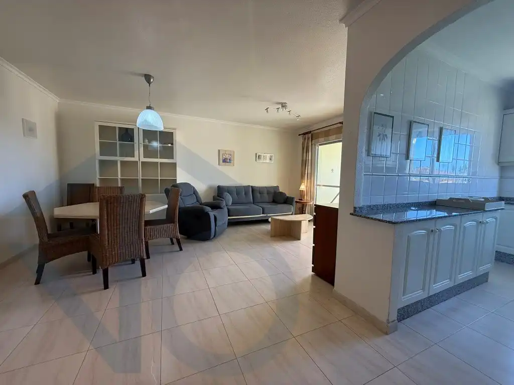 Sala d'estar de Apartament en venda en Pulpí amb Aire condicionat i Moblat