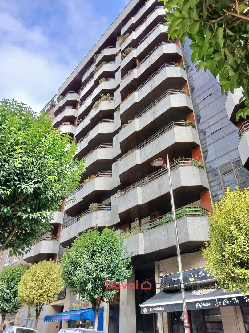 Exterior view of Flat for rent in Vigo   with Heating, Parquet flooring and Terrace