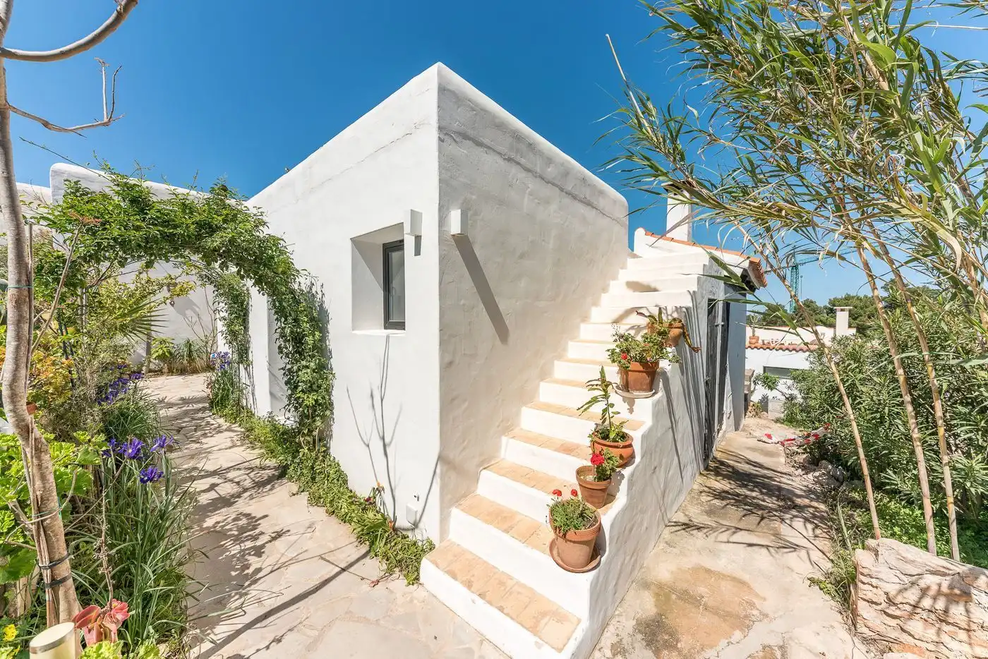 Vista exterior de Casa o chalet en venta en Sant Josep de sa Talaia con Aire acondicionado, Calefacción y Jardín privado