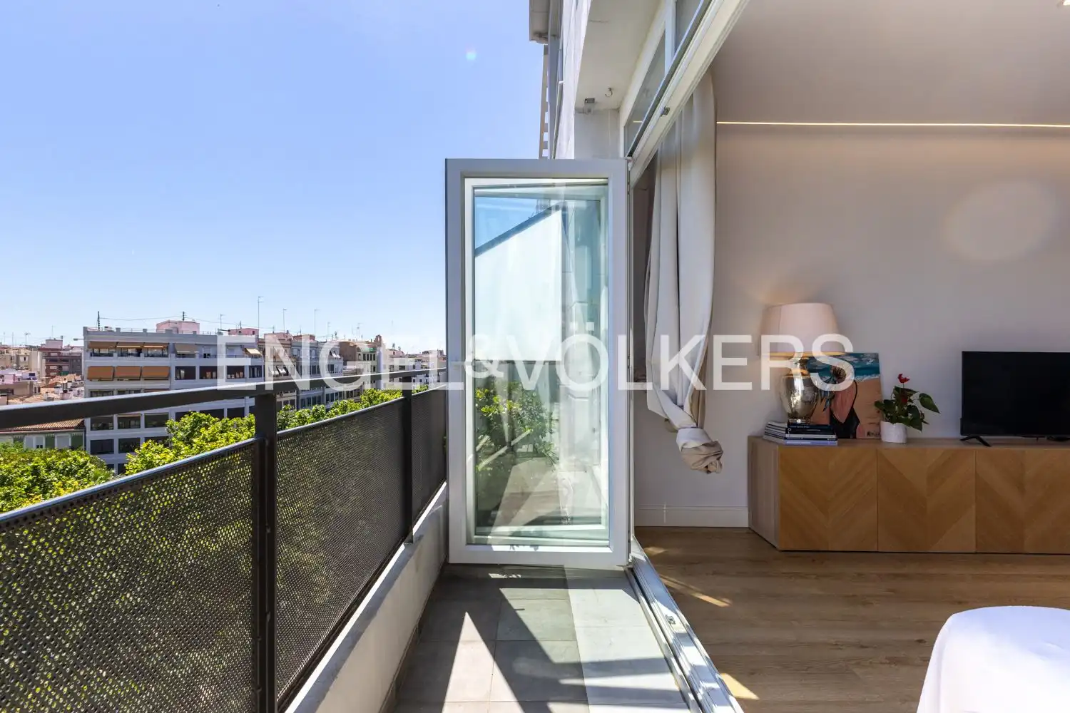 Balcony of Flat for sale in Valencia  with Air Conditioner, Heating and Balcony