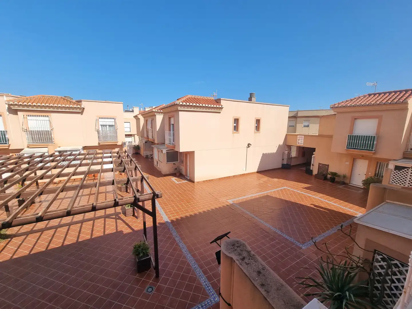 Terrace of Detached homes for sale in Roquetas de Mar  with Air Conditioner, Heating and Terrace