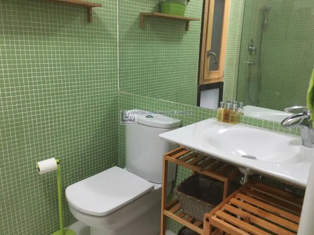 Badezimmer von Maisonette zur Miete in Cáceres mit Klimaanlage, Heizung und Terrasse
