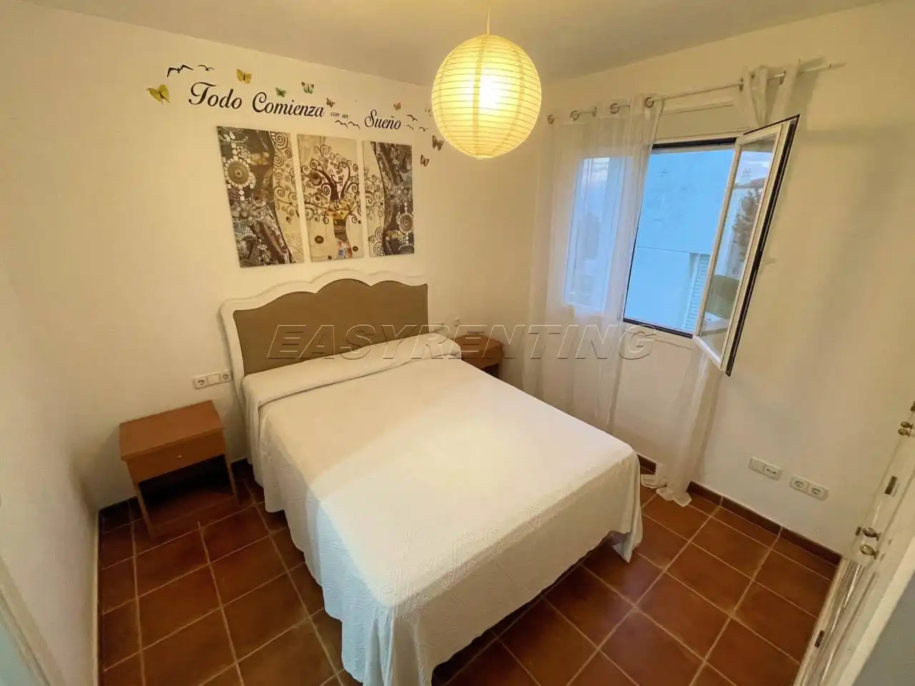 Dormitori de Apartament de lloguer en La Alcaidesa amb Terrassa, Moblat i Piscina comunitària