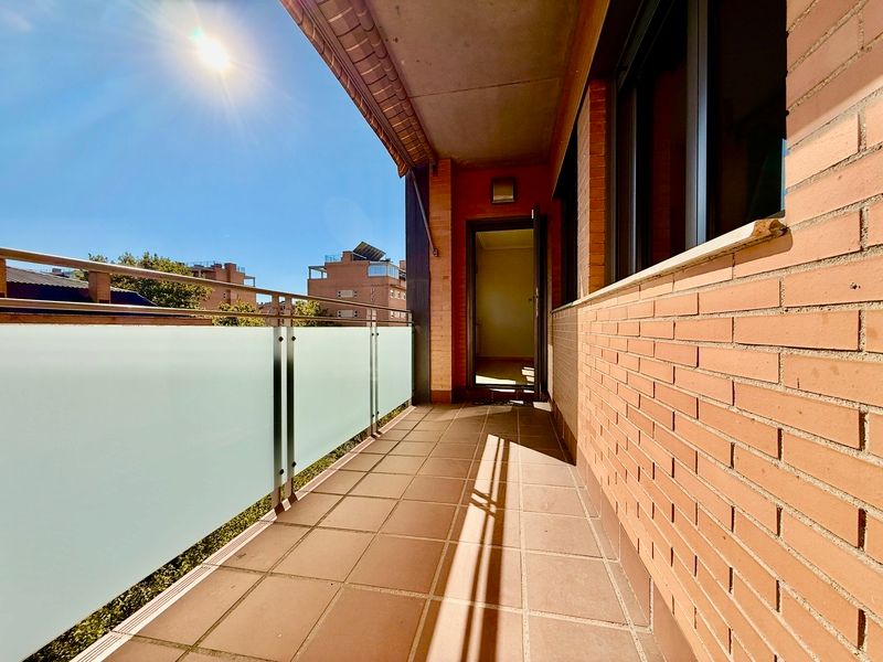 Terrace of Flat for sale in  Madrid Capital  with Air Conditioner, Heating and Private garden