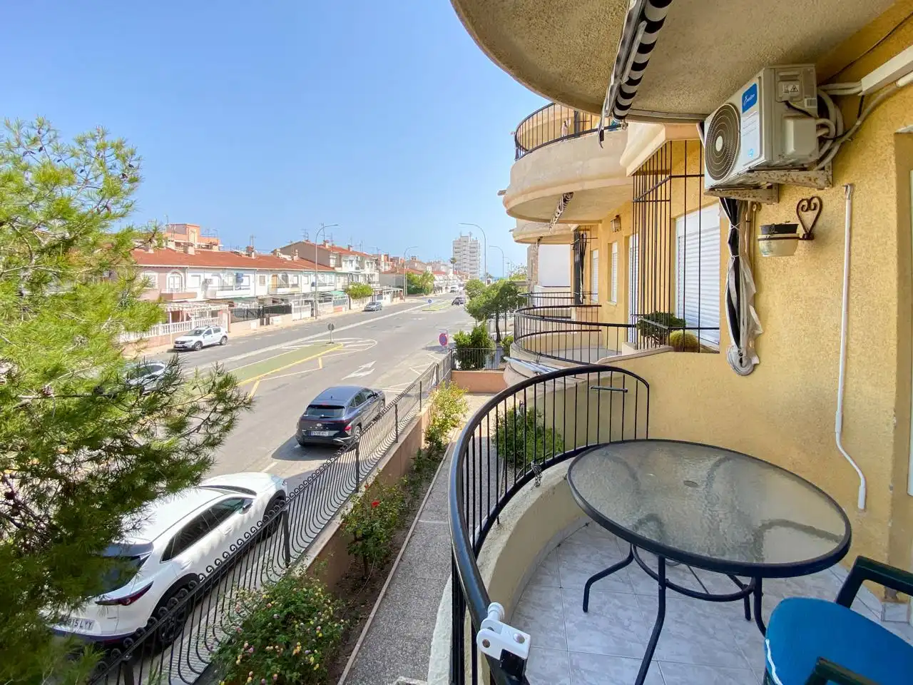 Exterior view of Flat for sale in Santa Pola  with Air Conditioner, Terrace and Furnished