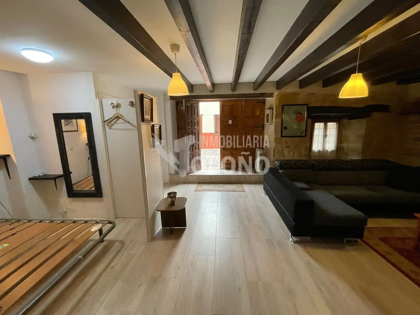 Sala de estar de Casa o chalet en venta en Casalarreina con Calefacción, Trastero y Amueblado