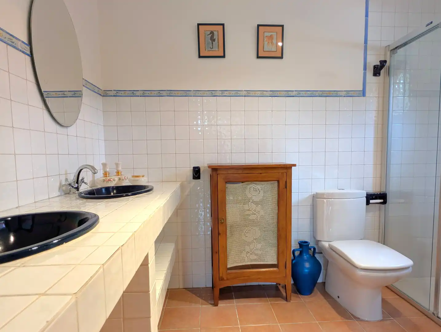 Badezimmer von Haus oder Chalet zum Verkauf in Calonge i Sant Antoni mit Heizung, Privatgarten und Terrasse