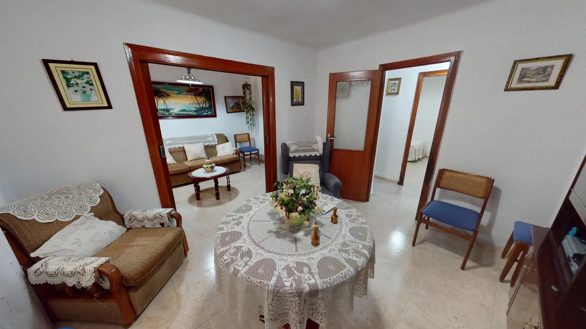 Sala de estar de Piso en venta en Alicante / Alacant con Aire acondicionado y Amueblado