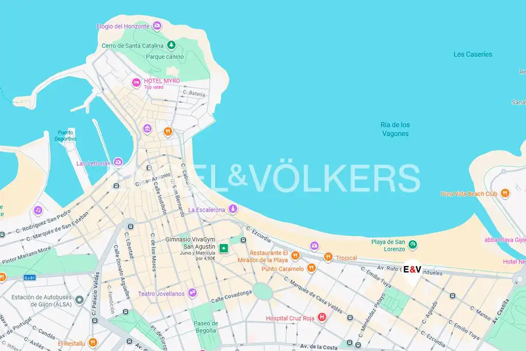 Vista exterior de Piso en venta en Gijón  con Calefacción, Jardín privado y Terraza