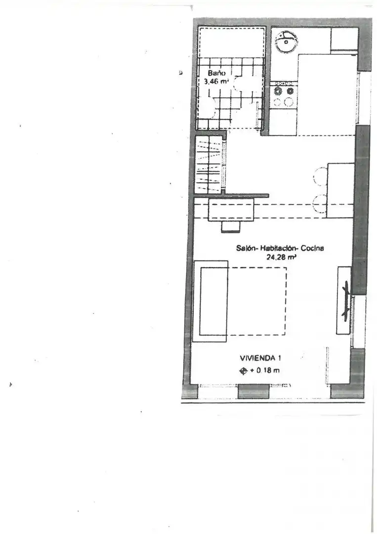 Estudio en venta en Tarifa con Calefacción y Amueblado