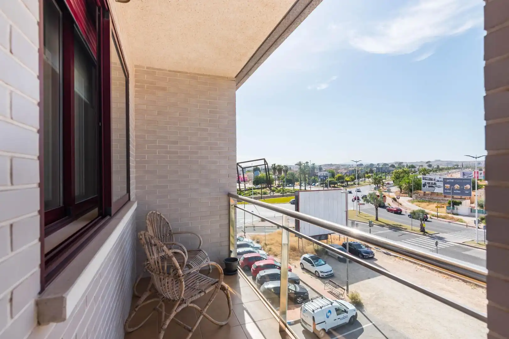 Terraza de Piso de alquiler en Murcia con Aire acondicionado y Terraza
