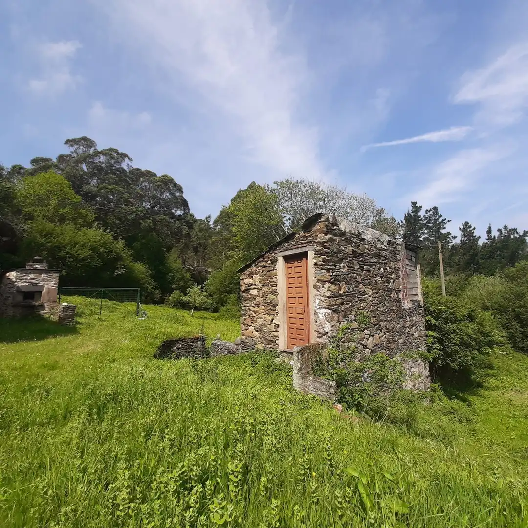 Vista exterior de Finca rústica en venda en Viveiro amb Jardí privat