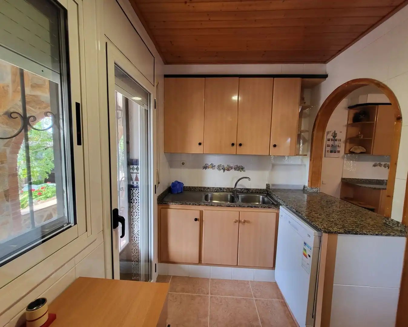 Cuina de Finca rústica en venda en L'Ametlla de Mar  amb Jardí privat, Terrassa i Traster