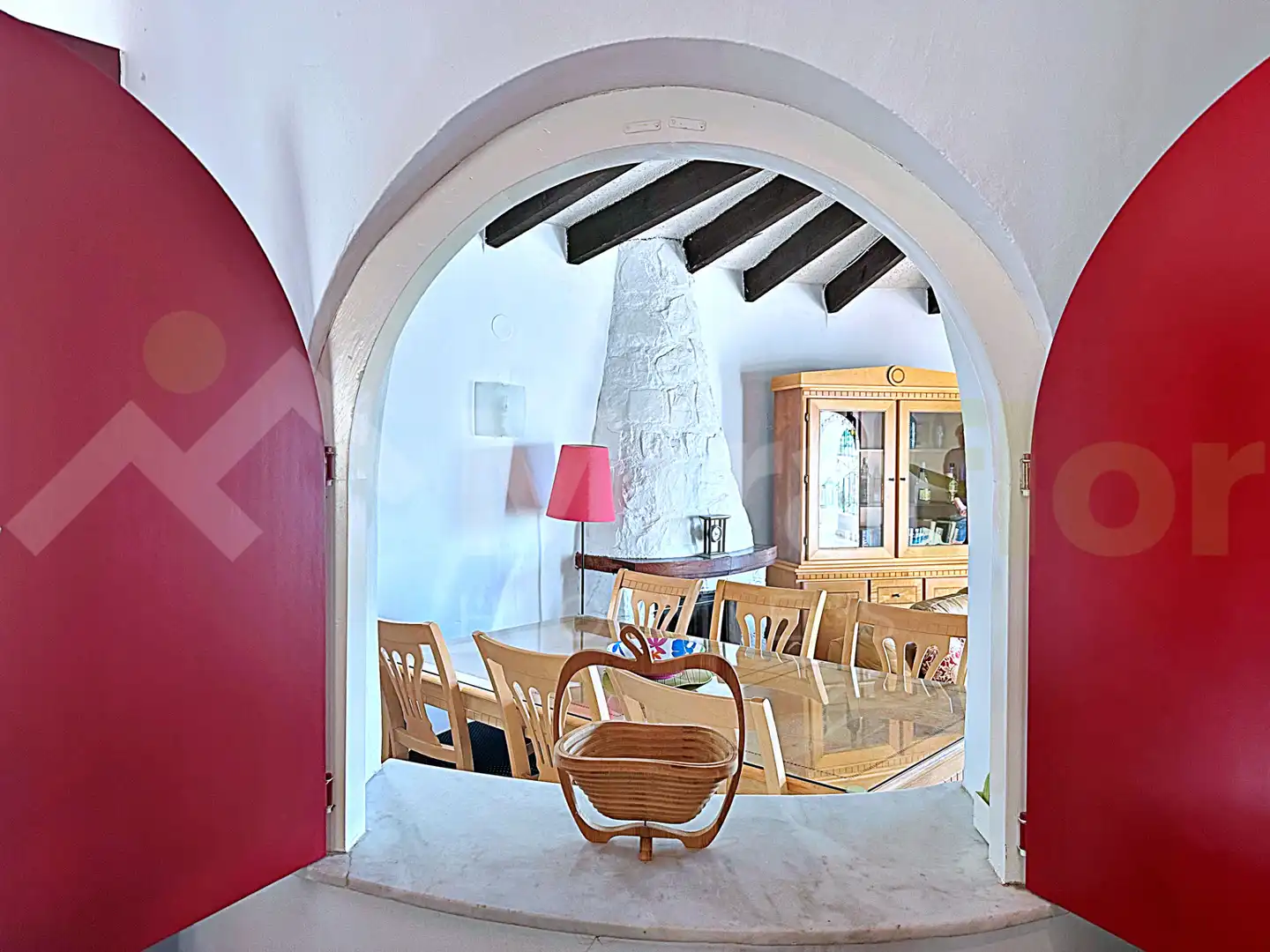 Comedor de Casa o chalet en venta en Benissa con Aire acondicionado, Jardín privado y Terraza