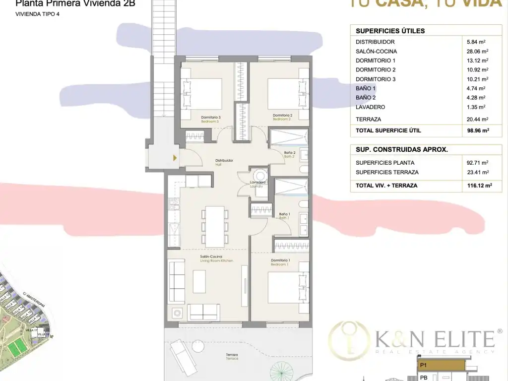 Appartement avec piscine à vendre à Calle Praga, imagen 33