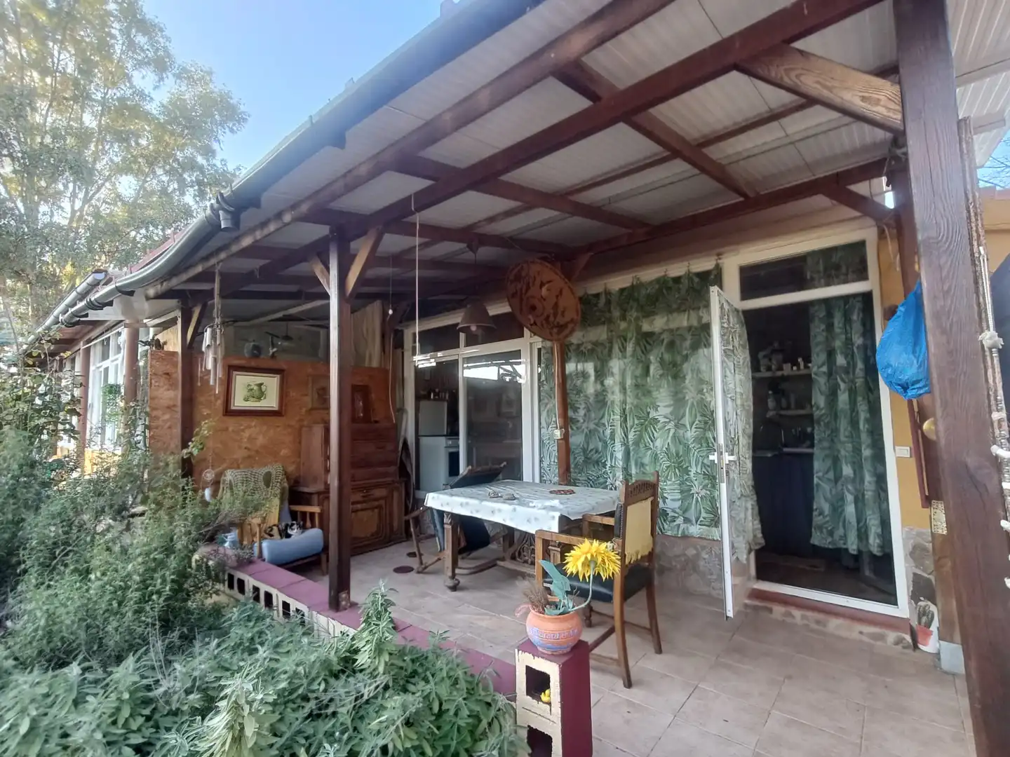 Terraza de Casa o chalet en venta en Carrión de Calatrava con Jardín privado, Trastero y Amueblado