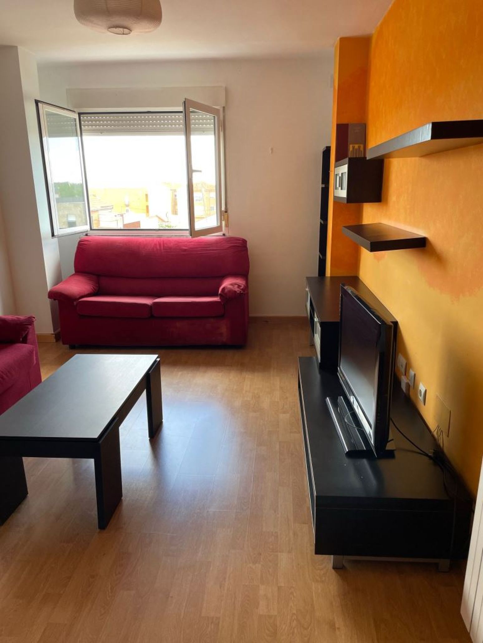 Living room of Flat to rent in Villamayor  with Heating, Furnished and Pets allowed