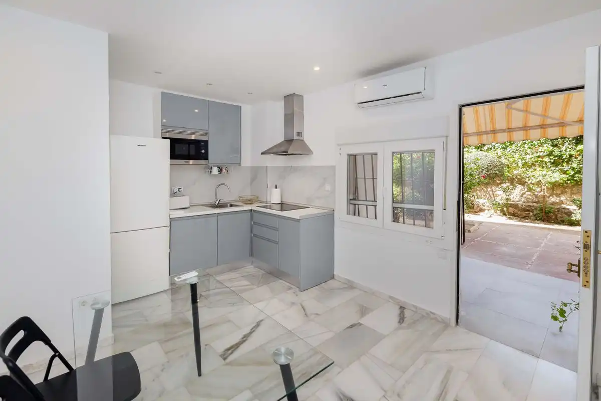 Cocina de Planta baja en venta en Torremolinos con Aire acondicionado, Calefacción y Jardín privado