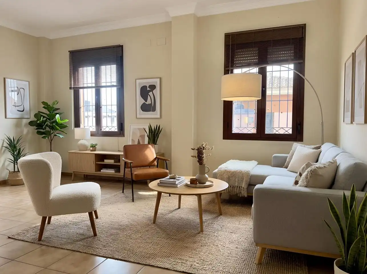 Sala d'estar de Casa o xalet en venda en Hinojos amb Jardí privat i Moblat