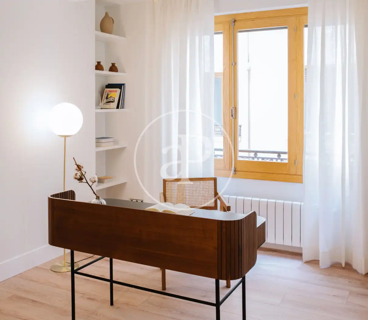 Wohnzimmer von Wohnung zur Miete in Madrid mit Klimaanlage, Heizung und Möbliert