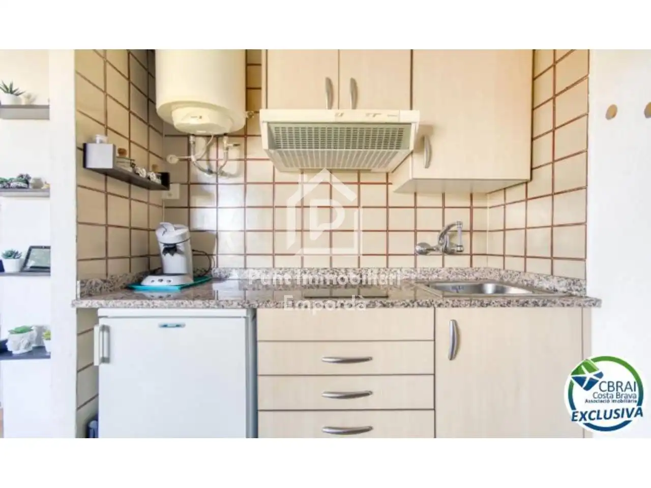 Cocina de Estudio en venta en Empuriabrava con Aire acondicionado, Terraza y Amueblado