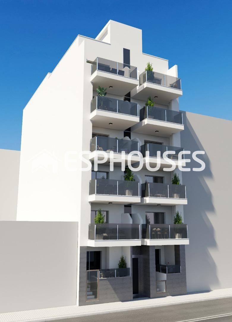 Vista exterior de Planta baixa en venda en Alicante / Alacant amb Balcó i Piscina comunitària