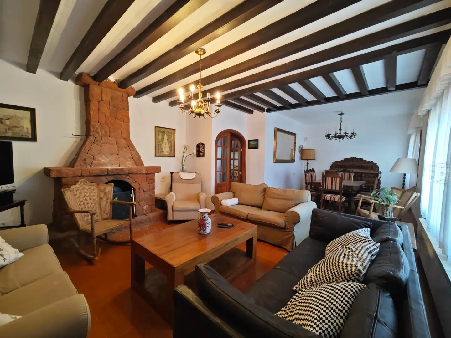 Sala d'estar de Casa o xalet en venda en Santa Brígida amb Piscina comunitària