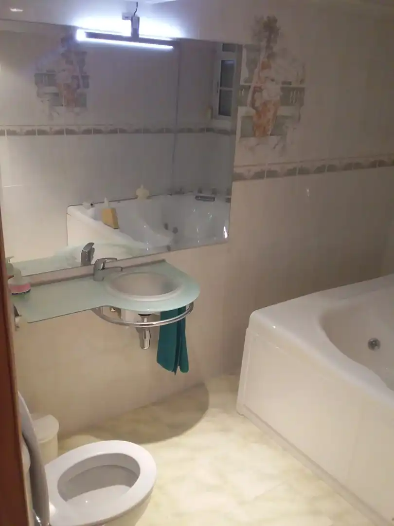 Bathroom of Flat for rent in Málaga  with Furnished