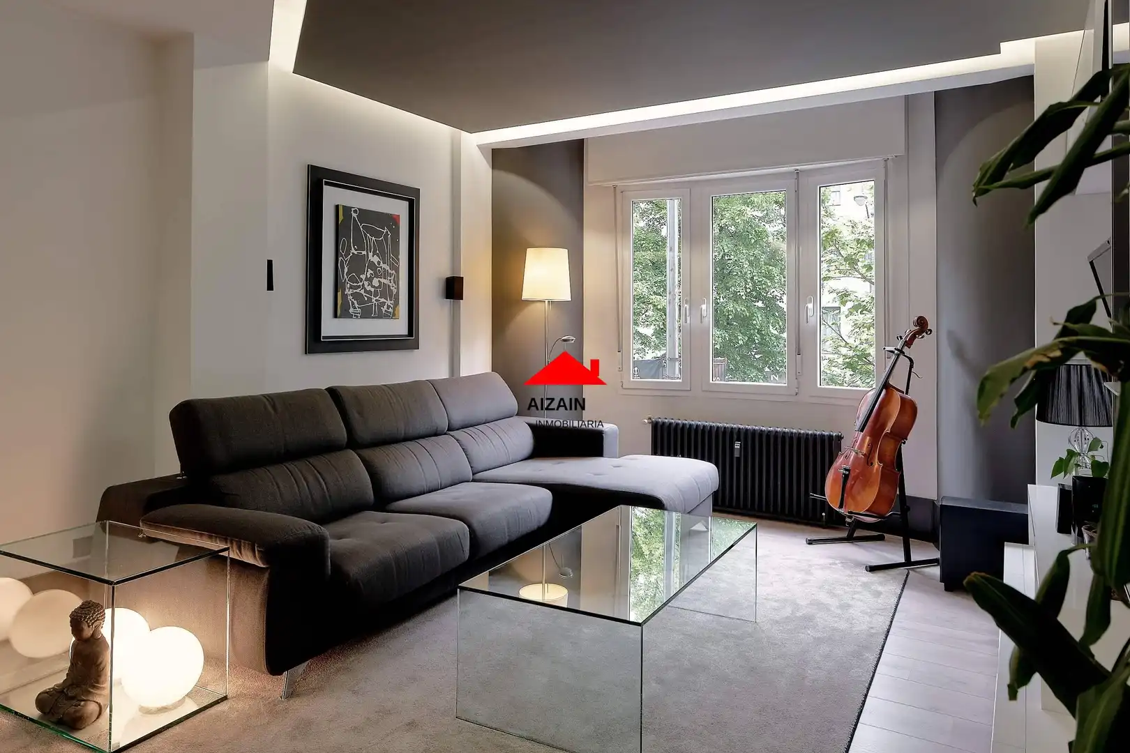 Sala de estar de Piso en venta en Bilbao  con Calefacción y Trastero