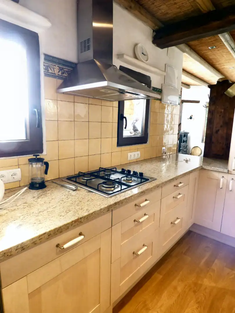 Cocina de Casa o chalet en venta en Canillas de Aceituno con Aire acondicionado, Terraza y Amueblado