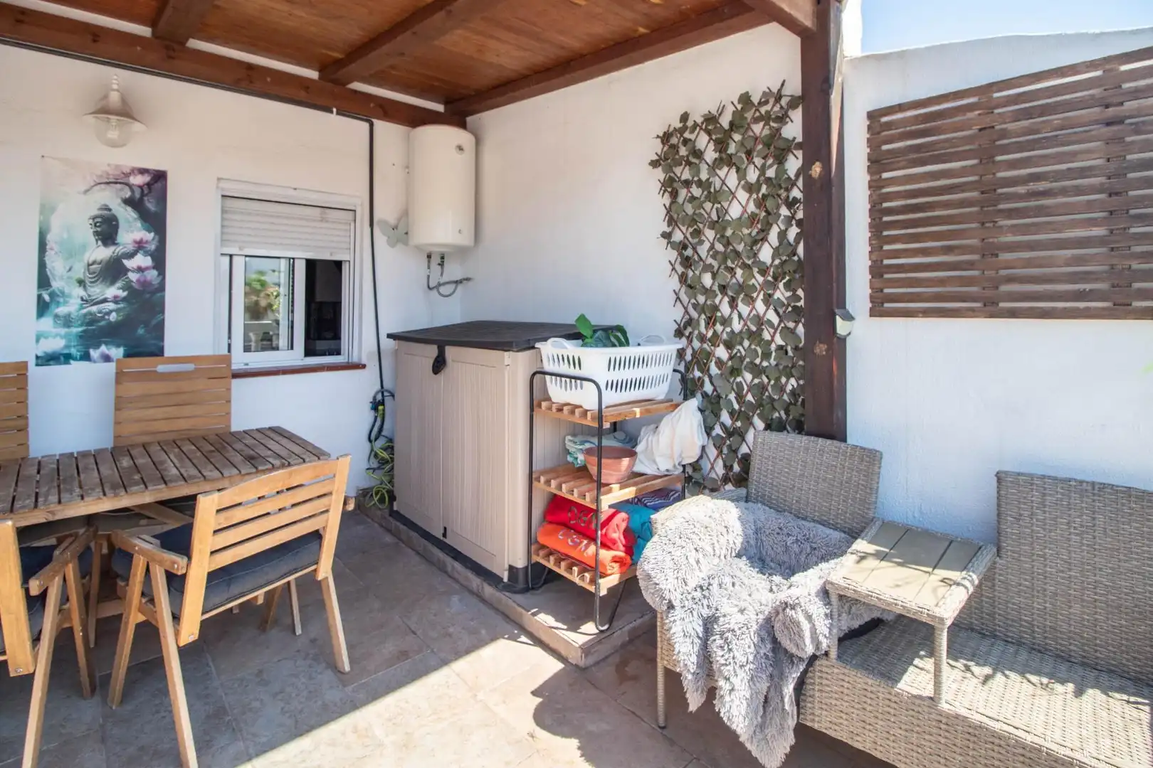 Terrassa de Casa o xalet en venda en Orihuela amb Aire condicionat, Jardí privat i Terrassa