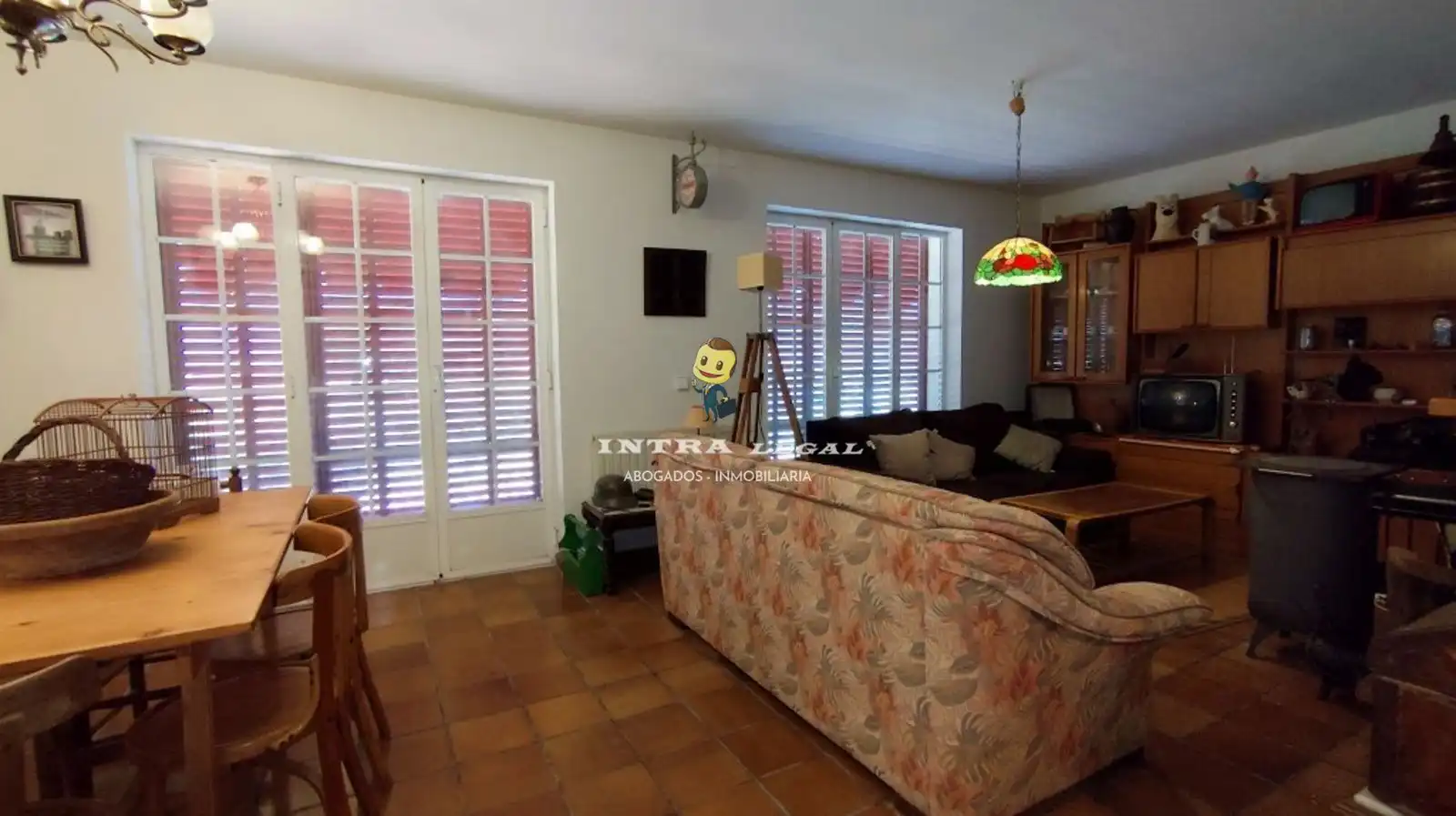 Living room of Houses for sale in Valverdón  with Heating, Swimming Pool and Furnished