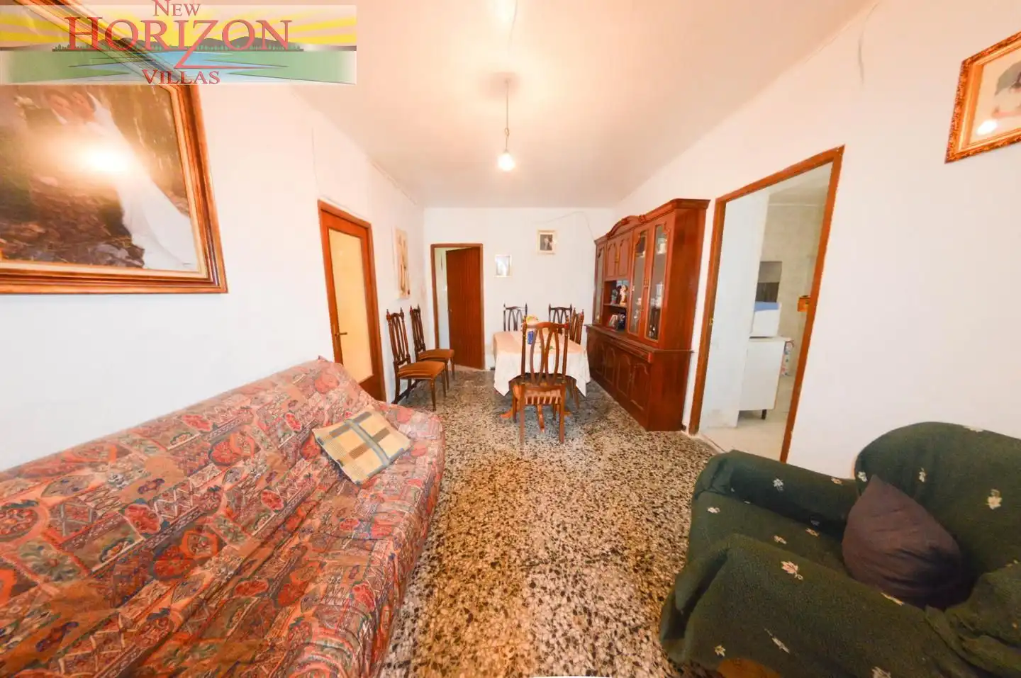 Sala d'estar de Casa o xalet en venda en Arboleas amb Calefacció, Jardí privat i Traster
